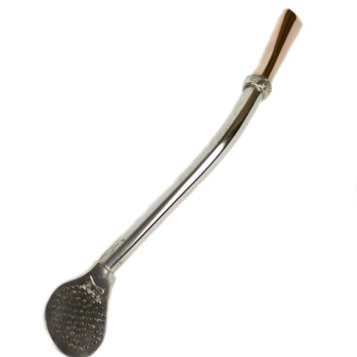 Bombilla de plata y oro