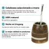 mate de calabaza con posa mate y bombilla Combo 5