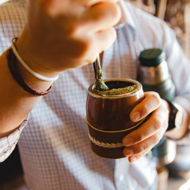 Mate de calabaza Personalizado, Posa mate artesanal y Bombilla