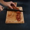 Davila03 Cuchillo Gaucho Torneado 20cm, acero al carbono, mango de madera
