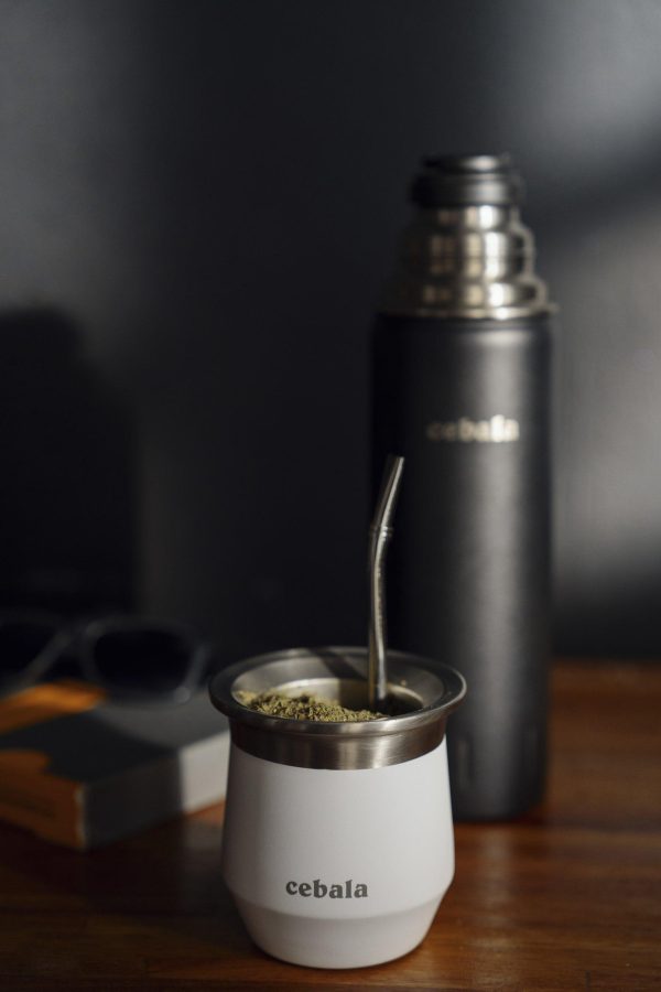 Mate & termo de acero inoxidable