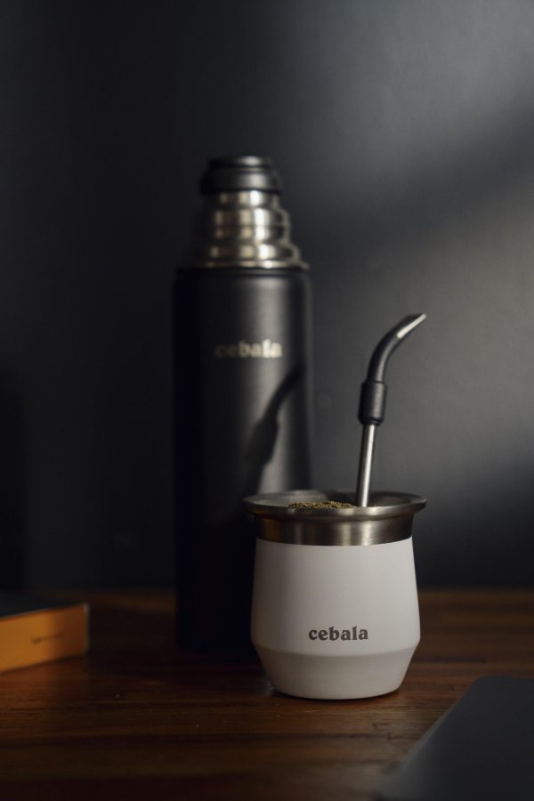 Mate & termo de acero inoxidable