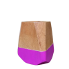 Mate De Algarrobo Hexagonal Rosado