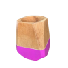 Mate De Algarrobo Hexagonal Rosado