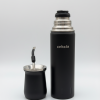 Mate de acero inoxidable Negro