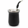 Mate de acero inoxidable Negro